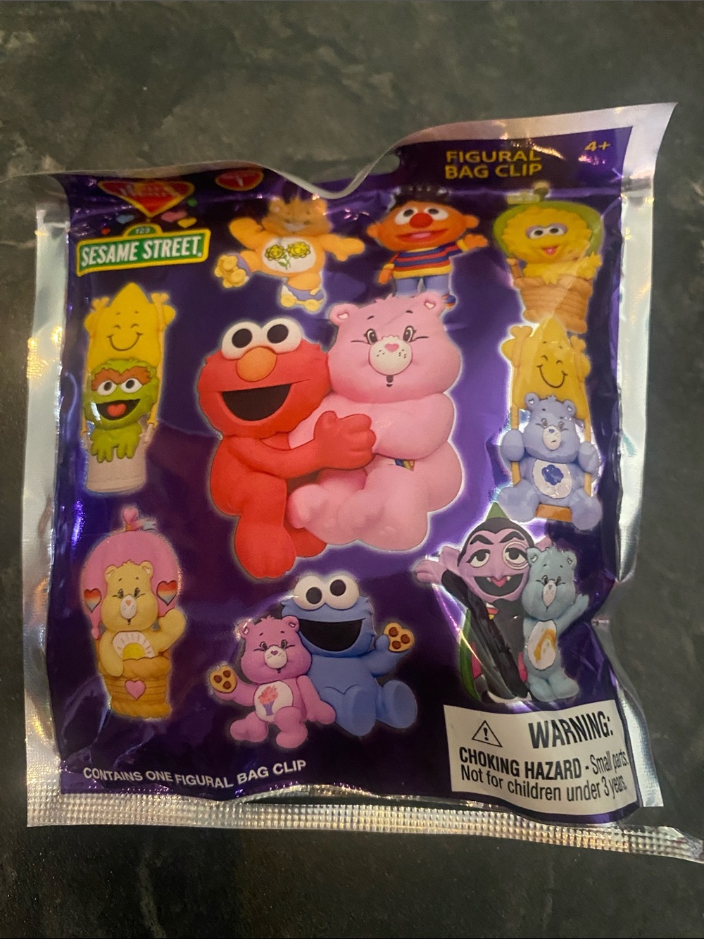 Care Bears X Sesame Street Confirmed Friend Bear Bag Clip